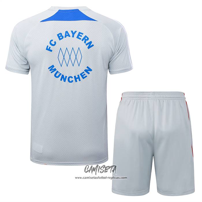 Chandal del Bayern Munich 2025-2026 Manga Corta Gris - Pantalon Corto